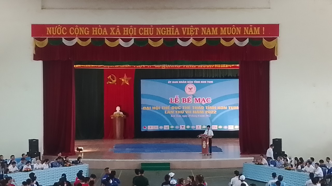 Bế mạc Đại hội Thể dục Thể thao tỉnh Kon Tum lần thứ VII năm 2022