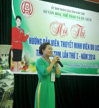 Hội thi Hướng dẫn viên, Thuyết minh viên Du lịch tỉnh Kon Tum, lần thứ I - năm 2014