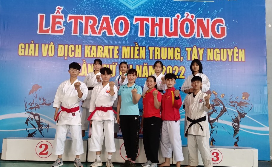 Giải Vô địch Karate Miền Trung, Tây Nguyên lần thứ IX năm 2023 tổ chức tại tỉnh Kon Tum.